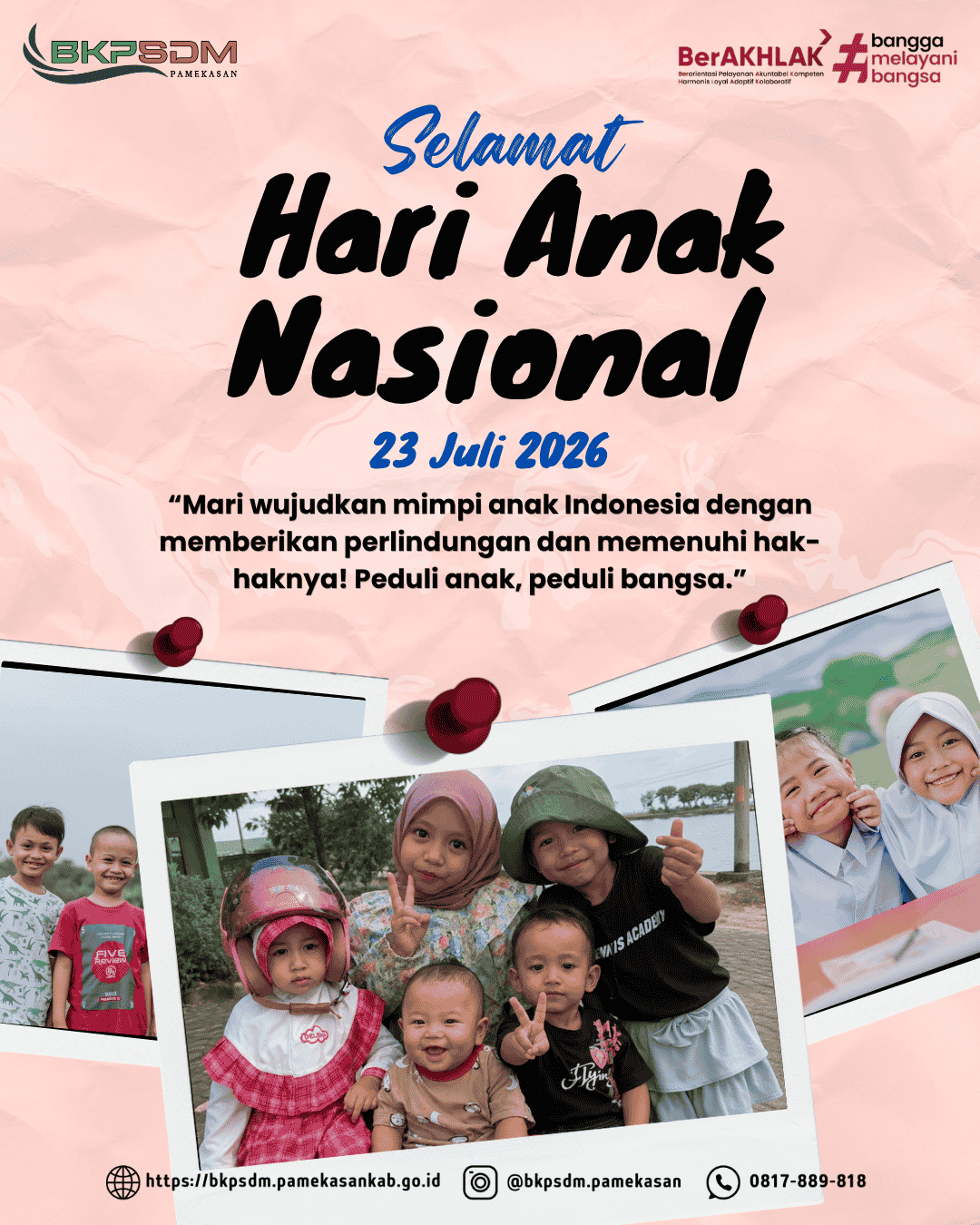 Selamat Hari Anak Nasional 2026